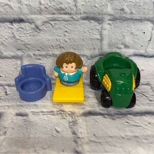 Vintage 1990’s Little Tikes Chunky People “Jessica” figurine + accessories